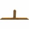 Ekena Millwork Portland Rough Sawn Timber Gable Bracket, Western Red Cedar, 72"W x 33"H x 2"D x 6"F, 11/12 Pitch GBW072X33X0206POR00RWR - alternate 5